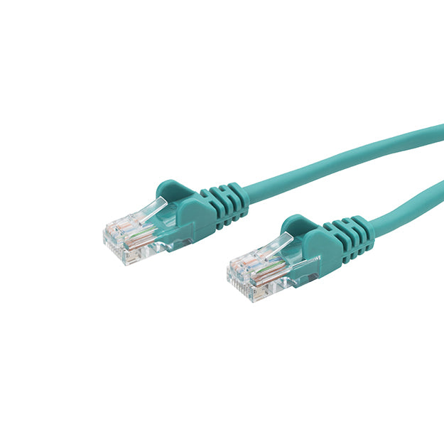 connektgear 1.5m RJ45 CAT6 UTP Stranded Flush Moulded LS0H Network Cable - 24AWG - Green