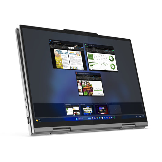 Lenovo ThinkPad X1 2-in-1 Gen 9 Intel Core Ultra 5 135U Hybrid (2-in-1) 35.6 cm (14") Touchscreen WUXGA 32 GB LPDDR5x-SDRAM 512 GB SSD Wi-Fi 6E (802.11ax) Windows 11 Pro UK English Grey