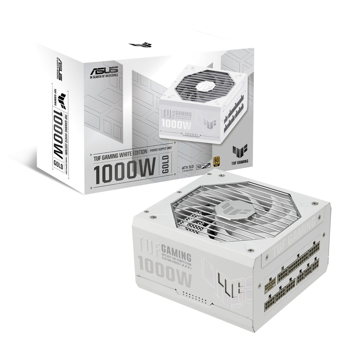 ASUS TUF Gaming 1000W Gold White Edition power supply unit 20+4 pin ATX ATX