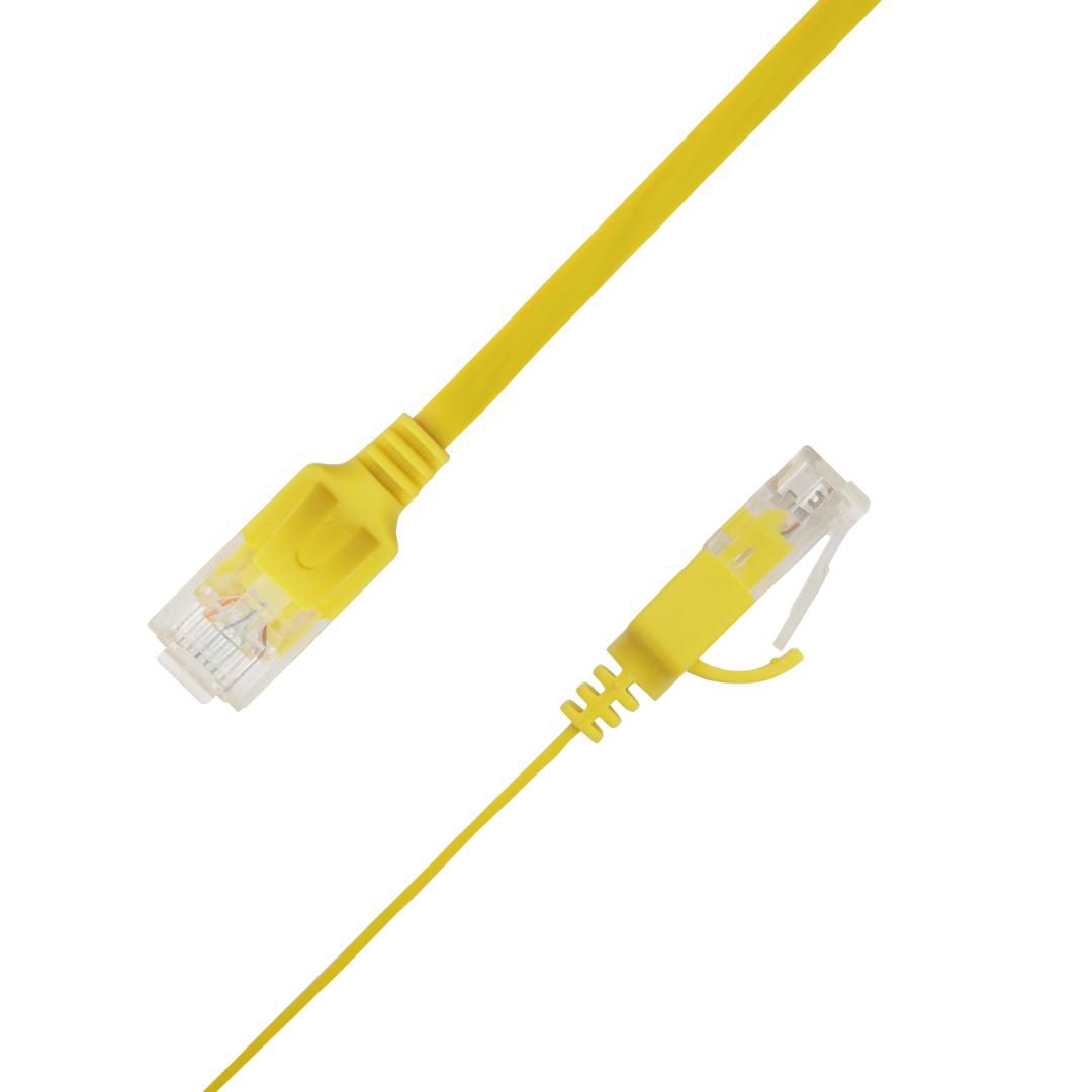 LinkIT UTP-FL6A-00150-GL networking cable Yellow 1.5 m Cat6a U/UTP (UTP)