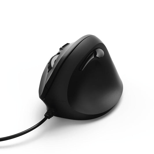 Hama Mouse EMC-500 Ergo. Vert. Blk EMC-500, Right-hand, Optical, USB, 1800 DPI, Black
