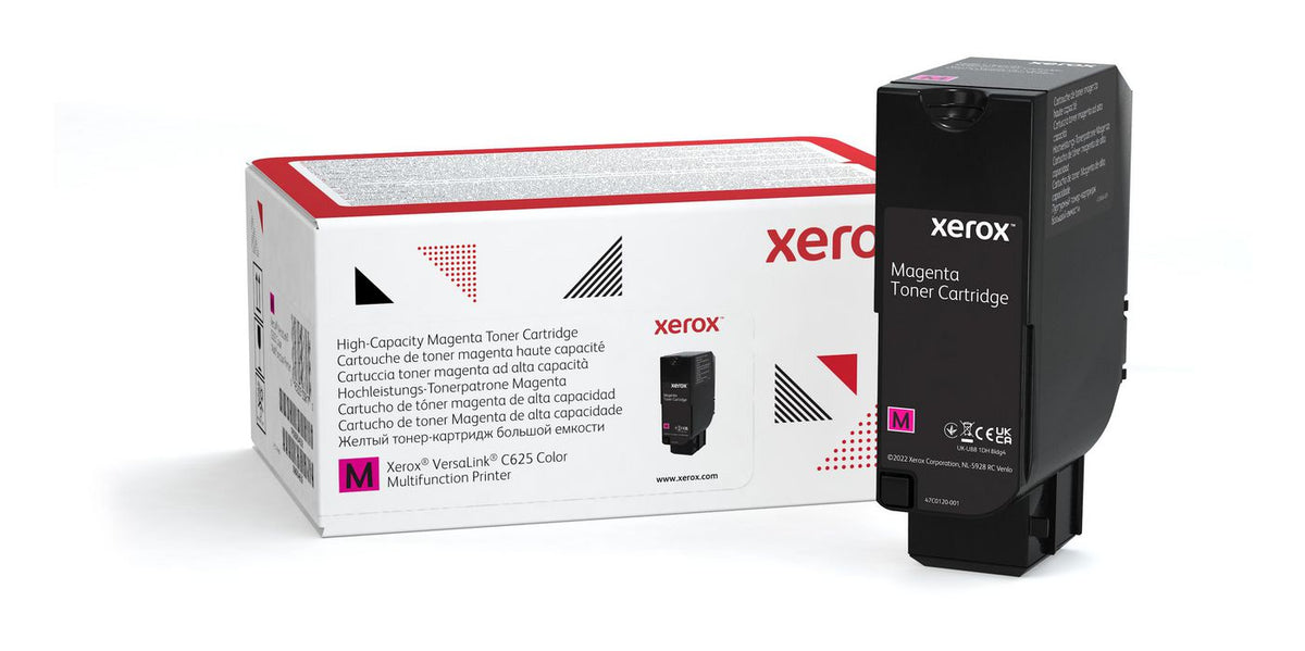 Xerox Rsalink C625 Color Multifunction Printer Magenta High Capacity Toner Cartridge (16,000 Pages) - 006R04638
