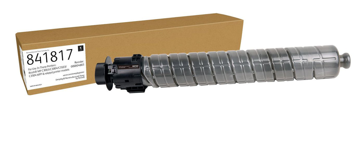 Xerox Black Remanufactured Toner By Xerox Compatible With Ricoh 841817, Standard Capacity