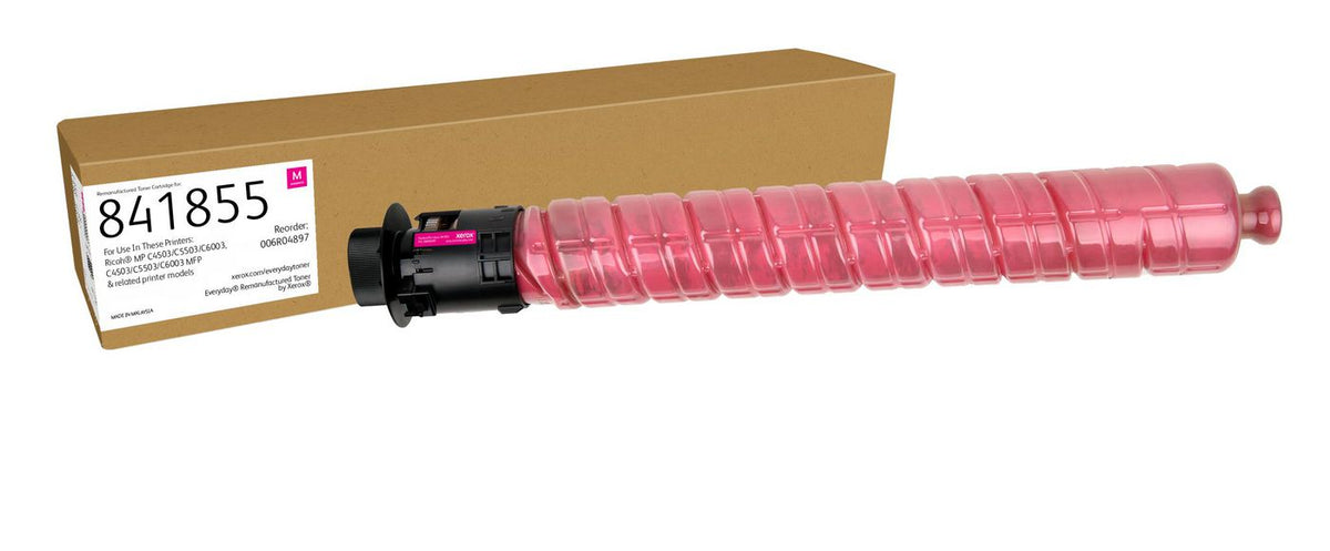 Xerox Magenta Remanufactured Toner By Xerox Compatible With Ricoh 841855, Standard Capacity