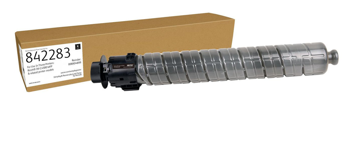 Xerox Black Remanufactured Toner By Xerox Compatible With Ricoh 842283, Standard Capacity