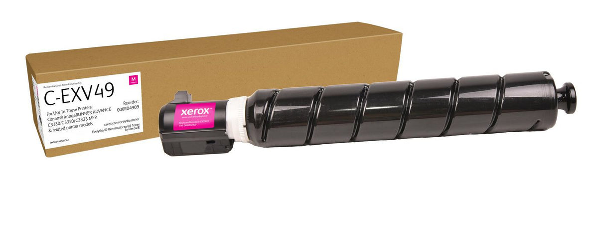 Xerox Magenta Remanufactured Toner By Xerox Compatible With Canon C-Exv49 (8526B002), Standard Capacity