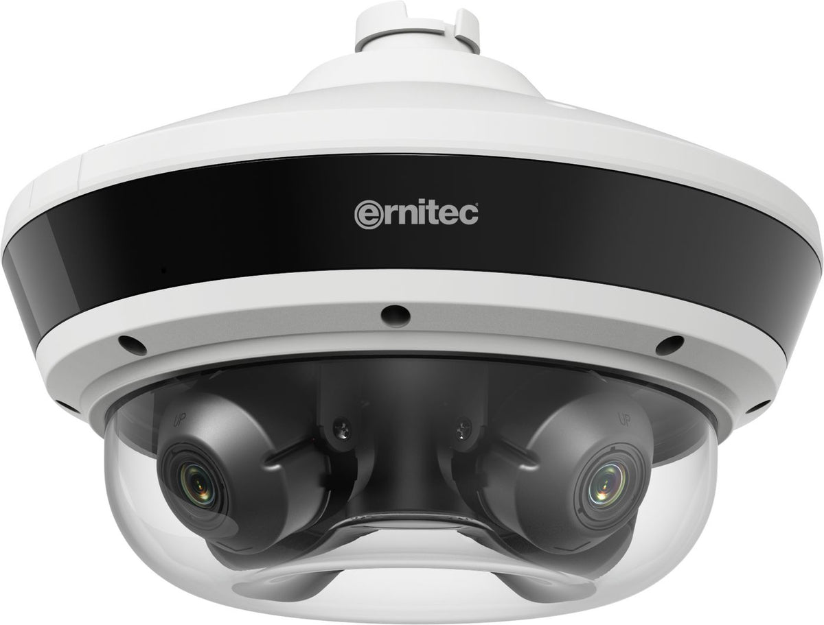 Ernitec Saturn Ultra 5MP Panorama Camera with 4 x 2.7-13.5mm Motorized Lens & IR 40m, PoE+, IP67, IK10 - NDAA
