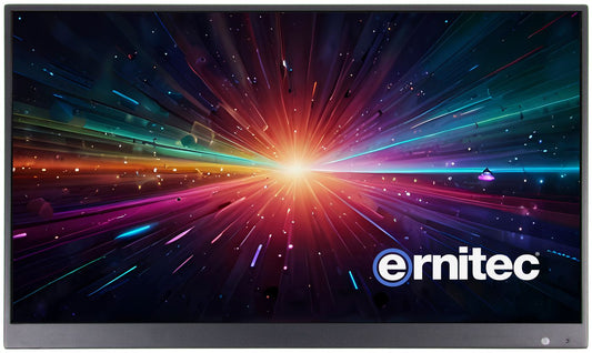 Ernitec 22" Surveillance monitor for 24/7 Use, 1080P Resolution 2 x HDMI 2.0, 1 x VGA Port,1 x RJ45 (PoE IN) , 2 x Speakers