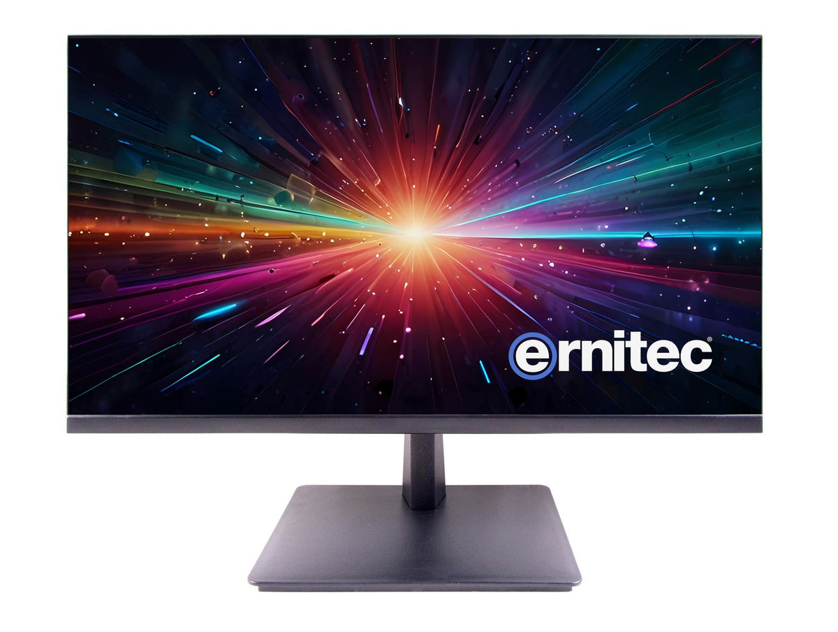Ernitec 27" Surveillance monitor frameless for 24/7 Use, 1080P Resolution 1 x HDMI 2.0, 1 x VGA , 2 x Speakers