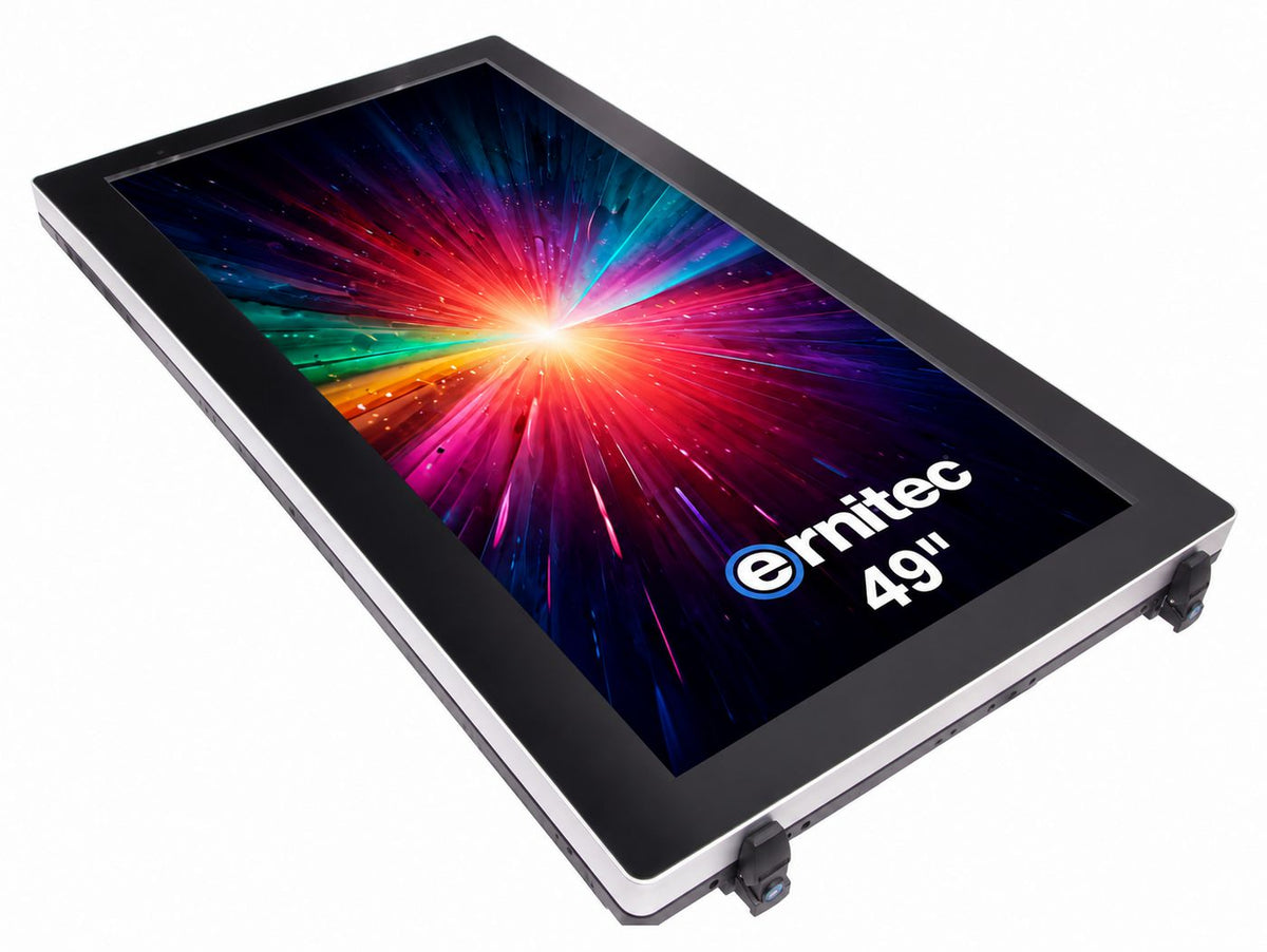 Ernitec 49" 24/7 4K UHD -Vandal & Waterproof - High Brightness 3000 NITS - Portrait Mode