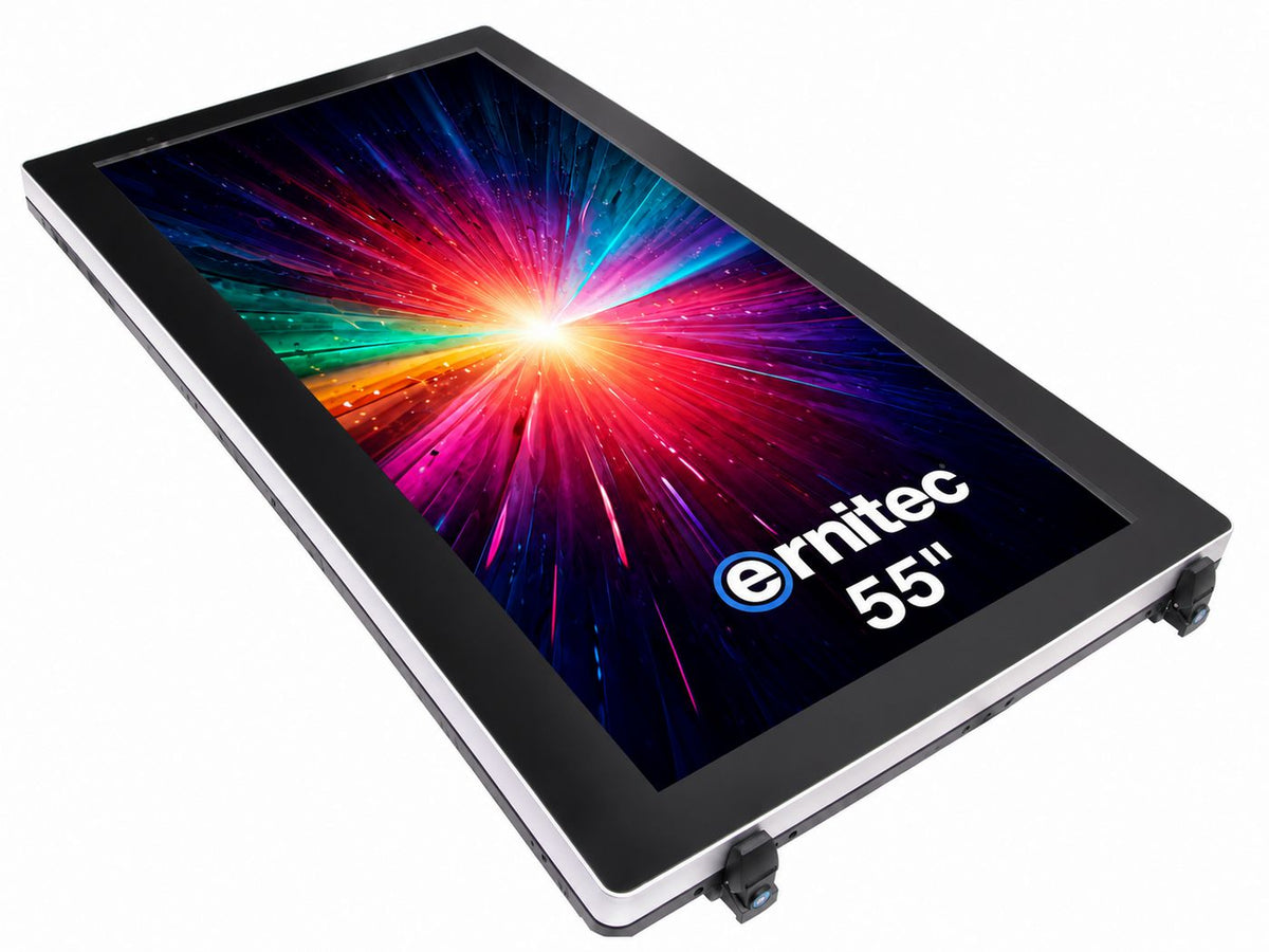 Ernitec 55" 24/7 4K UHD -Vandal & Waterproof - High Brightness 3000 NITS - Portrait Mode