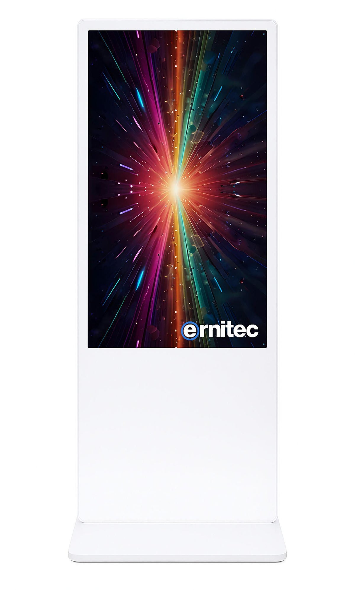 Ernitec 55" 500 nits 4K UHD Single-sided indoor Kiosk with Android Player and WiFi - White
