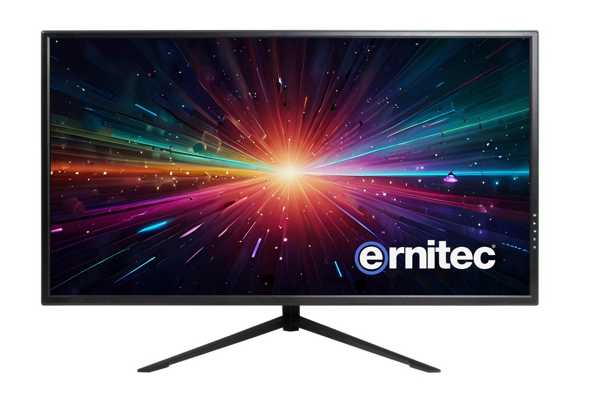 Ernitec 32" Surveillance monitor for 24/7 Use, 4K Resolution 3 x HDMI 2.0, 1 x Display Port, 2 x Speakers,