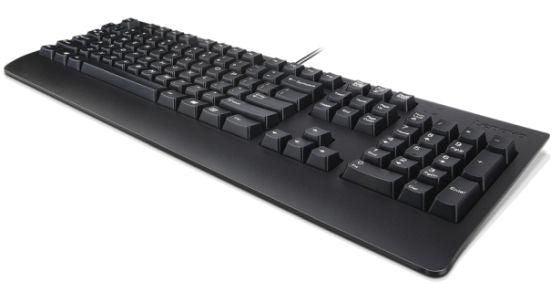 Lenovo Keyboard USB TRDTNL KB BK 189 FR Preferred Pro II, Full-size (100%), Wired, Black