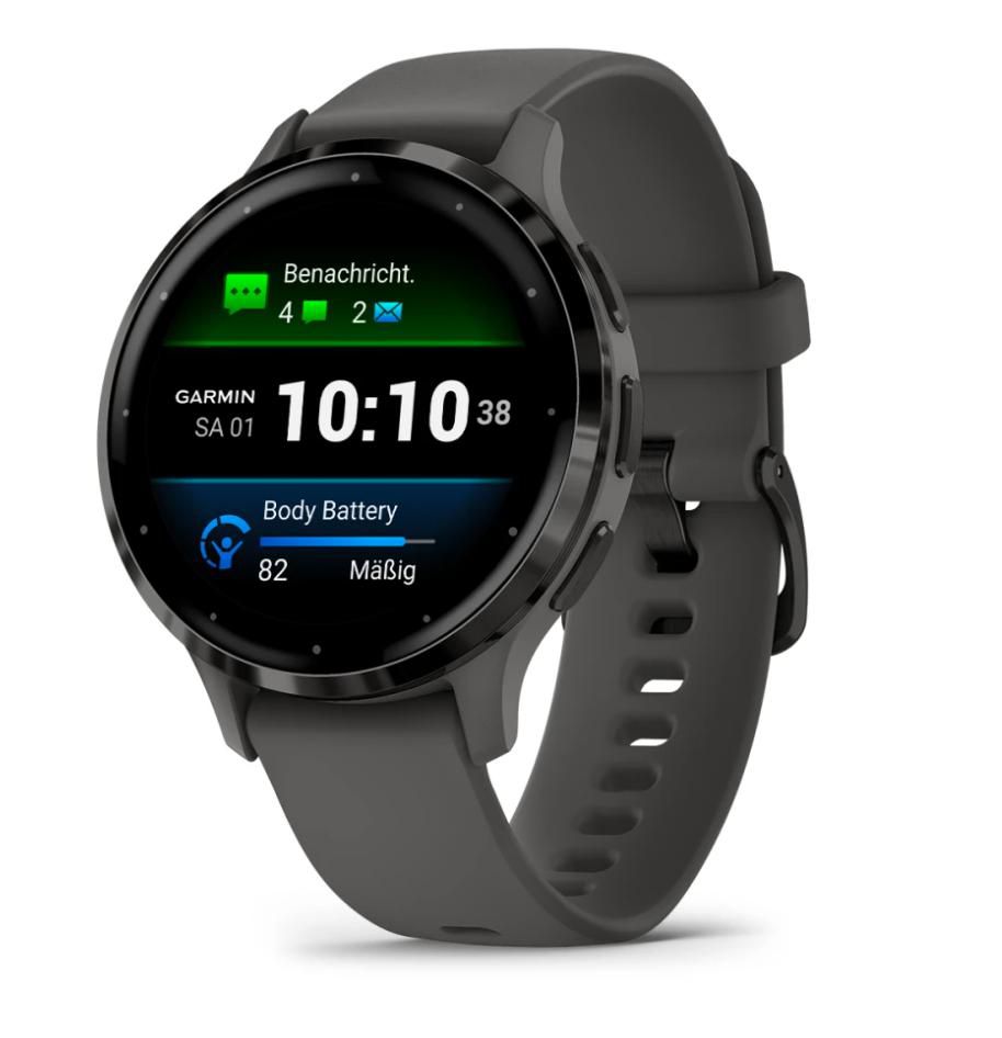 Garmin Venu 3S 3.05 Cm (1.2") Amoled Digital 390 X 390 Pixels Touchscreen Grey Wi-Fi Gps (Satellite)