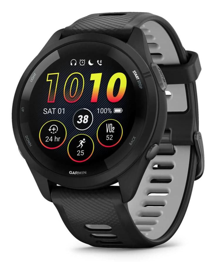 Garmin Forerunner 265 3.3 Cm (1.3") Amoled 46 Mm Digital 416 X 416 Pixels Touchscreen Black Wi-Fi Gps (Satellite)
