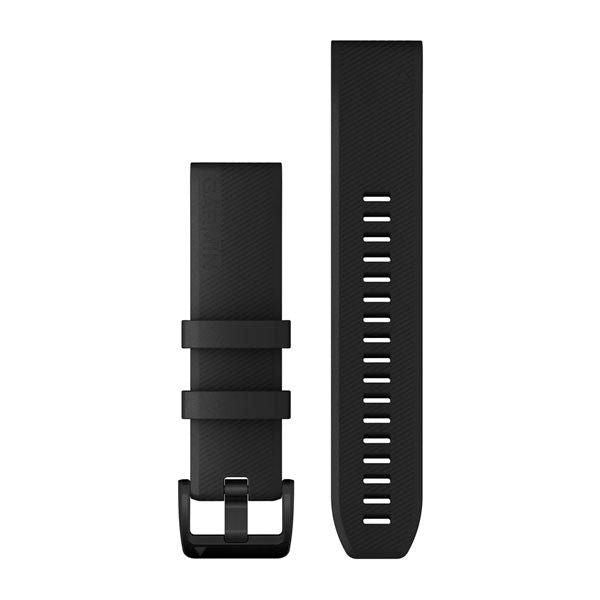 Garmin Acc,Approach S62 Replacement Band,Black w/Black SS 010-12901-00, Watch bracelet, Stainless steel, Black