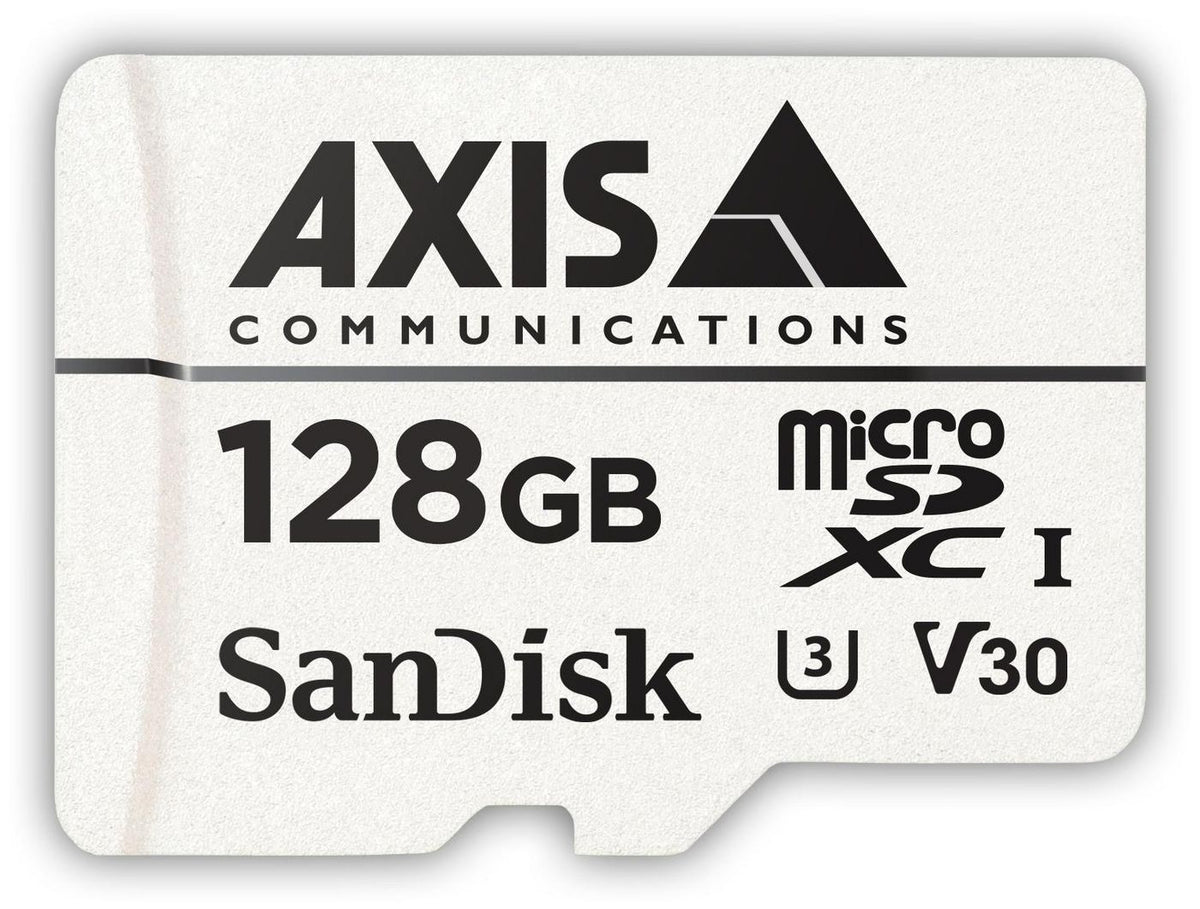 Axis SURVEILLANCE CARD 128 GB 01491-001, 128 GB, MicroSDXC, Class 10, 80 MB/s, 80 MB/s, Class 1 (U1)