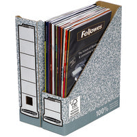 Bankers Box BANKERS BOX MAG FILE GREY/WHT PK10