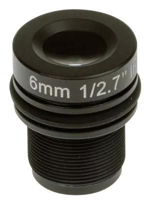 Axis LENS M12 6MM F1.9 4PCS 4PC LENS M12 6MM F1.9, Lens, Black, Axis, F1005-E, FA1105, M12, 4 pc(s)