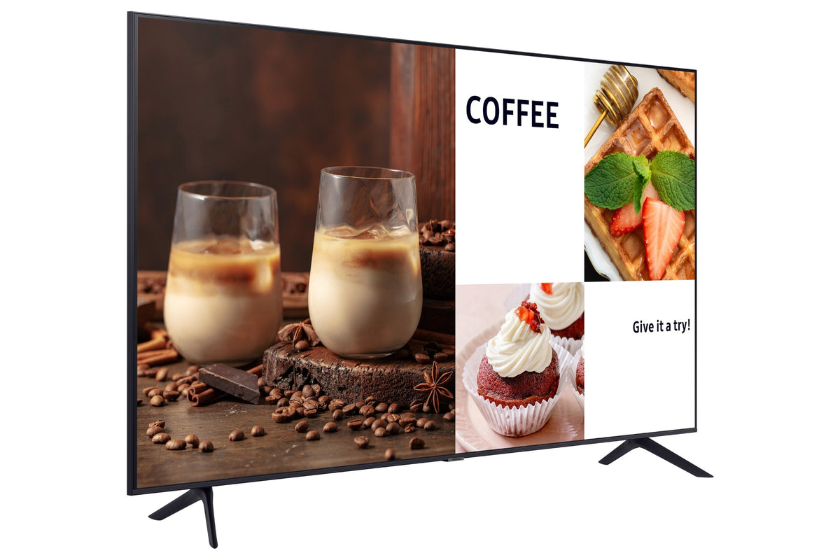 Samsung BE43C-H Digital signage flat panel 109.2 cm (43") LED Wi-Fi 4K Ultra HD Black Built-in processor Tizen 16/7