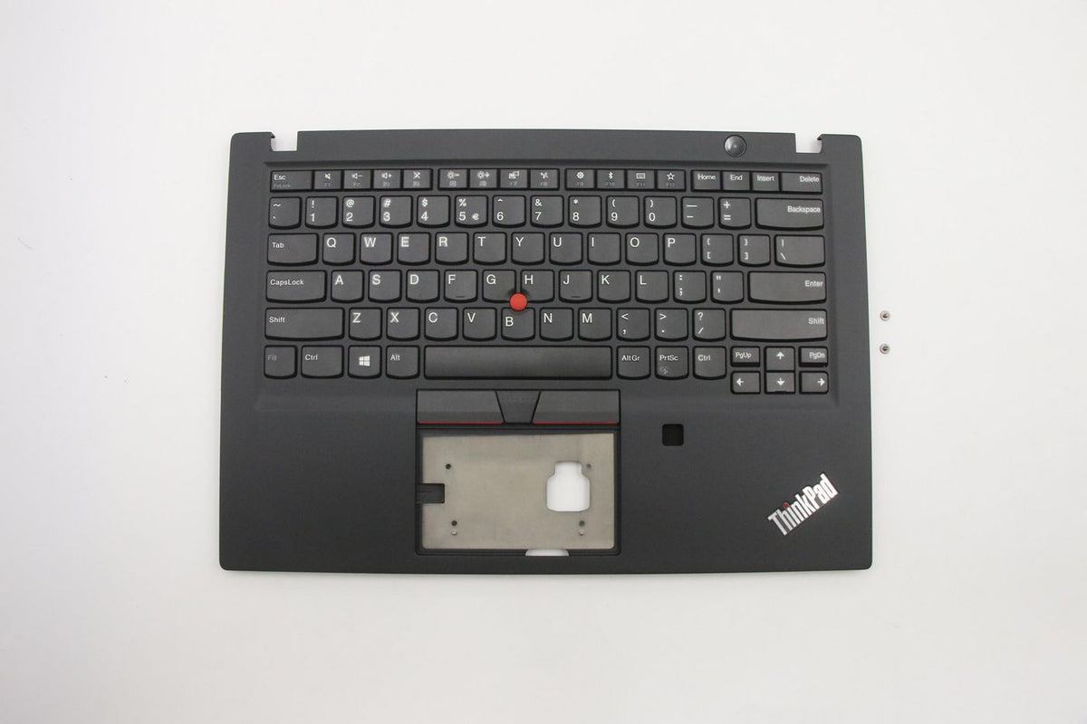 Lenovo C-Cover US English International with a Euro symbol w/ Non Backlit KBD and FPR, Black