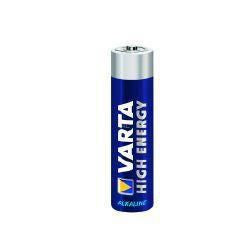 Varta 1x8 High Energy AAA LR 03 1x8 High Energy AAA LR 03, Single-use battery, AAA, Alkaline, 1.5 V, 8 pc(s), Blue