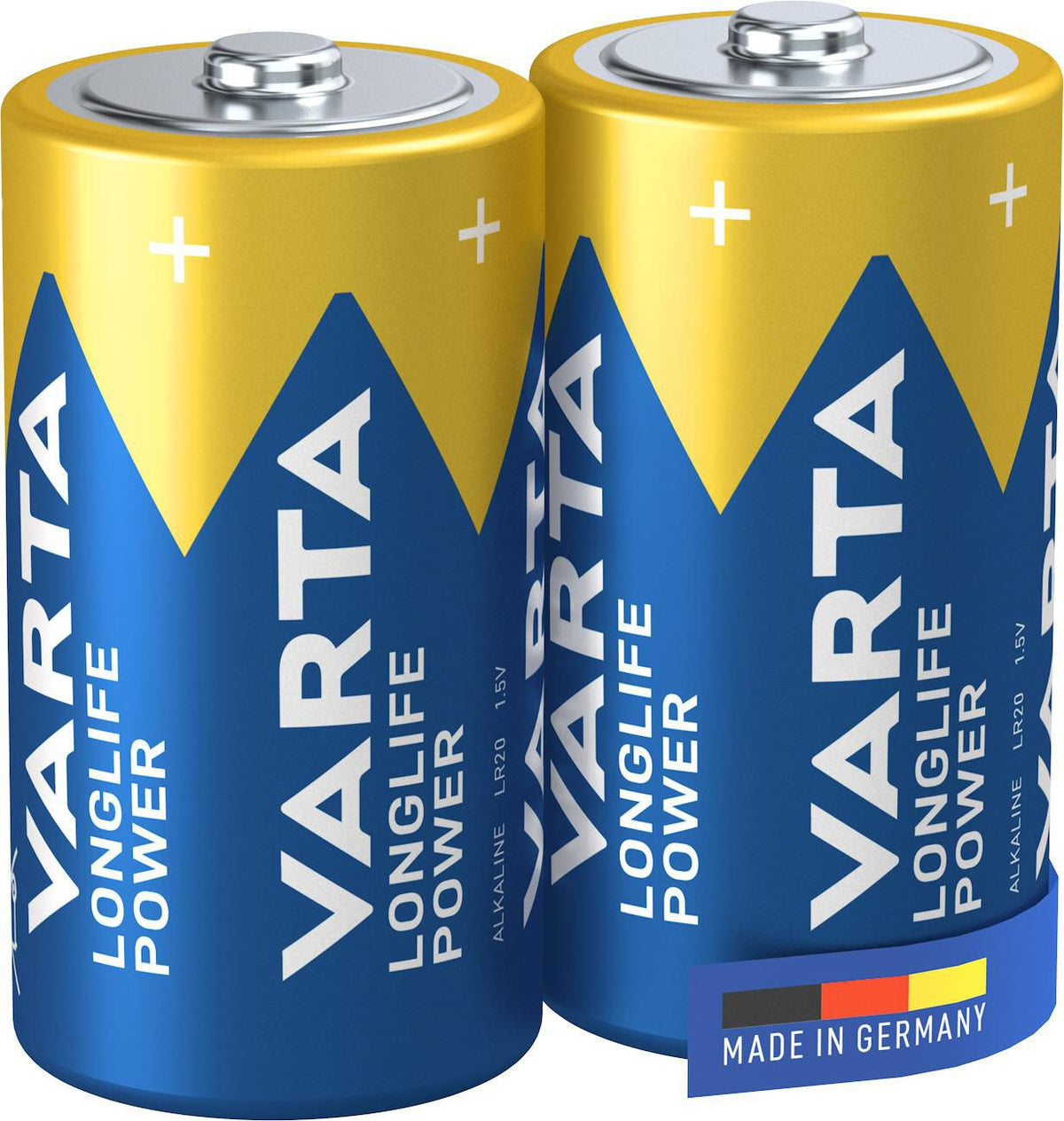 Varta 1x2 High Energy C LR 14 1x2 High Energy C LR 14, Single-use battery, C, Alkaline, 1.5 V, 2 pc(s), Blue