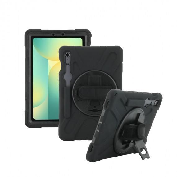 Mobilis All in Case - reinforced protective case with shoulder strap for Galaxy Tab S10 FE - S9 FE - S9