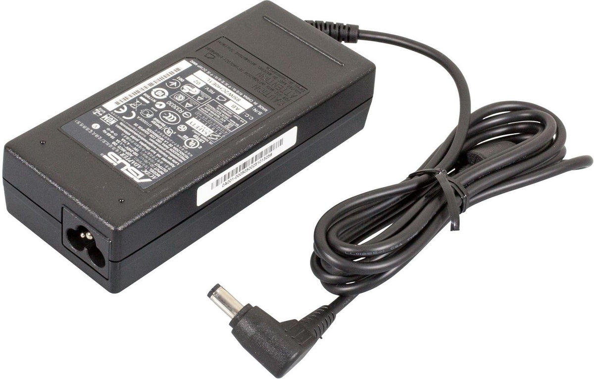Asus AC-Adapter 90W 19V 3-pin 0A001-00050500, Notebook, Indoor, 19 V, 90 W, Black, Asus B, K, N, P, U, X