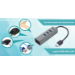 i-tec Metal USB 3.0 HUB 3 Port + Gigabit Ethernet Adapter