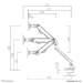 Neomounts FPMA-D750BLACK2 Monitor arm 10-32" - gas spring - Topfix - 180°-stop
