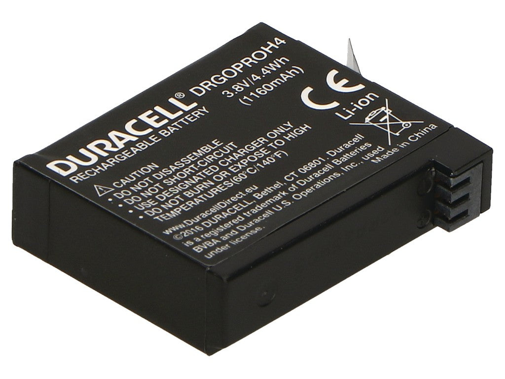 Duracell Camera Battery - replaces GoPro Hero 4 Battery