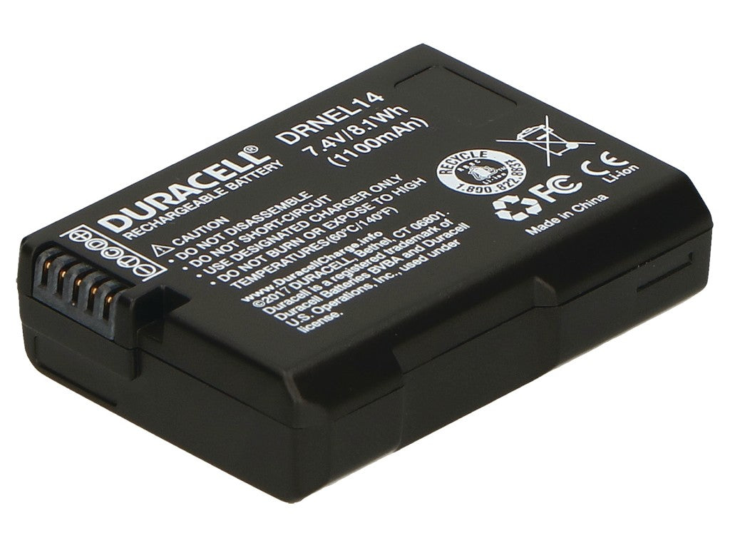 Duracell Camera Battery - replaces Nikon EN-EL14 Battery