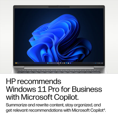 HP EliteBook 6 G2i 14 inch Notebook AI PC Intel Core 5 320 Laptop 35.6 cm (14") WUXGA 16 GB DDR5-SDRAM 512 GB SSD Wi-Fi 7 (802.11be) Windows 11 Pro Silver