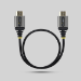 StarTech.com 50cm (1.6ft) Premium Certified High Speed HDMI Cable, Ultra Flexible HDMI Cable, 4K 60Hz/1440p 144Hz w/HDR10/ARC, 18Gbps, High Flex Braided HDMI Cord