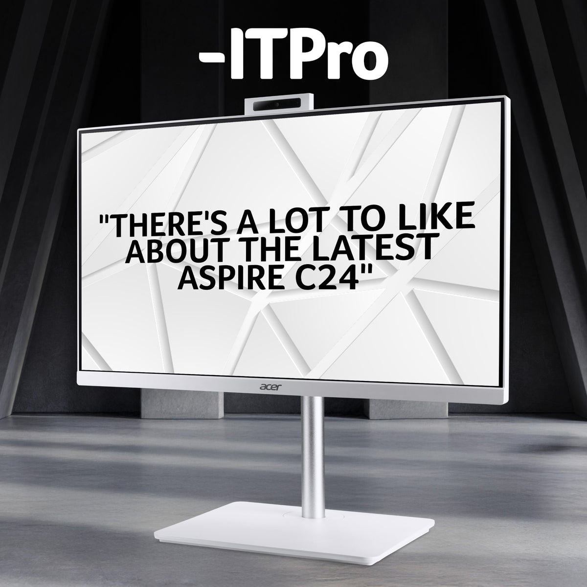 Acer Aspire C24-A - Intel Core 5 8GB 1TB SSD 23.8" Full HD Windows 11 Home White All-in-One Desktop