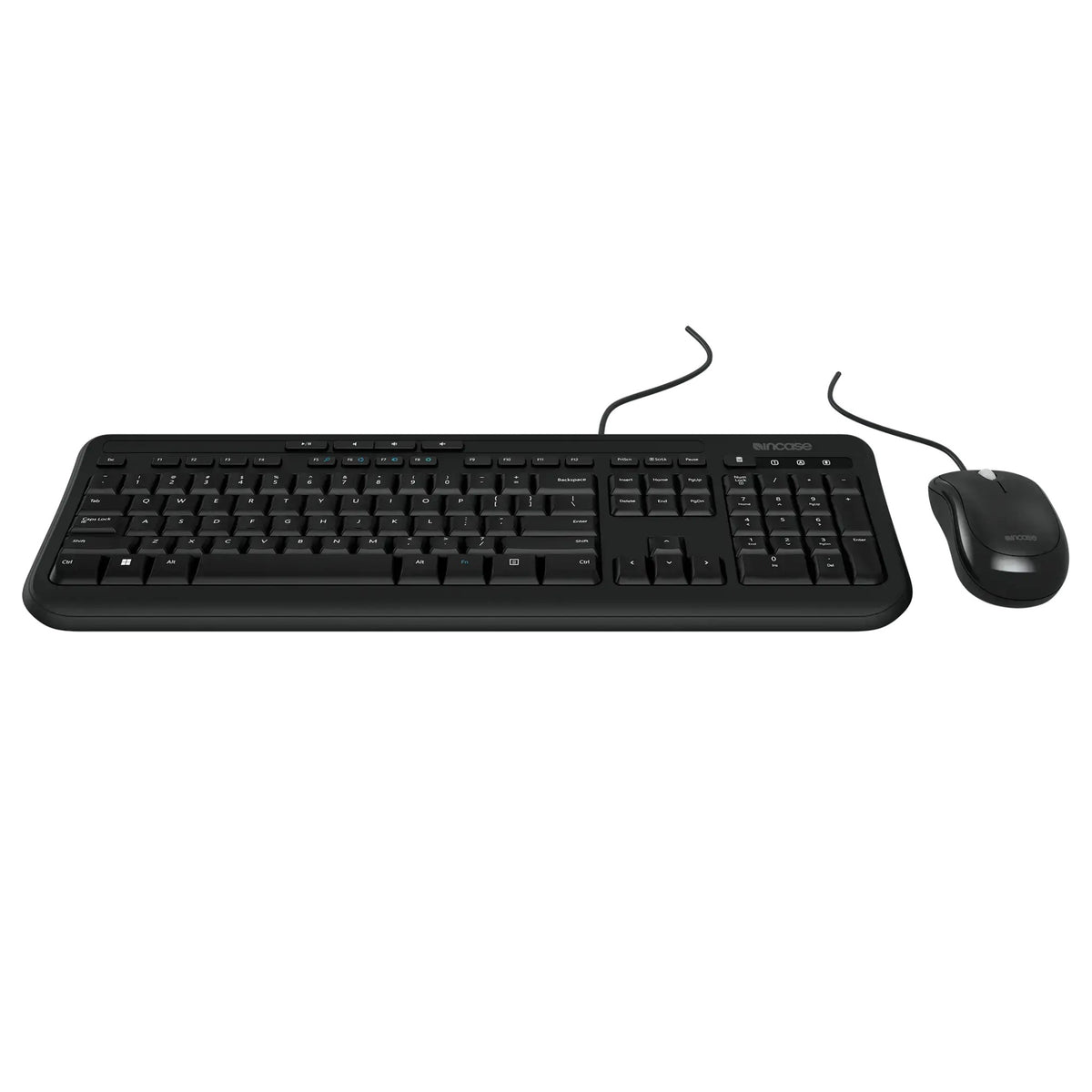 Incase Designed by Microsoft Wired Desktop 600 keyboard Mouse included Universal USB QWERTY Italian Black