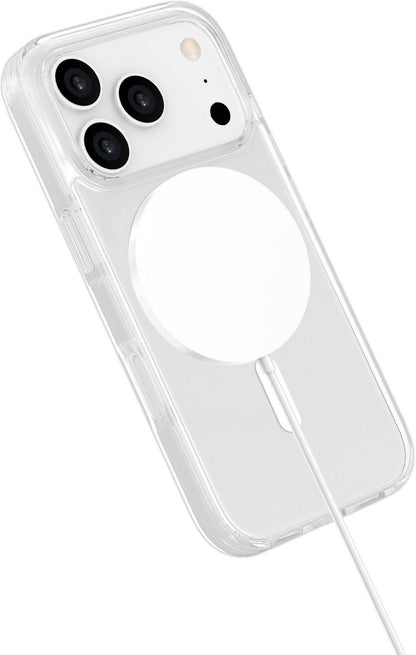 eSTUFF INFINITE (GRS) OSLO iPhone 18 Pro Max/17 Pro Max Clear Magnetic Cover. Material: 65% (GRS) recycled PC and 21% (GRS) recycled TPU mobile phone case Transparent
