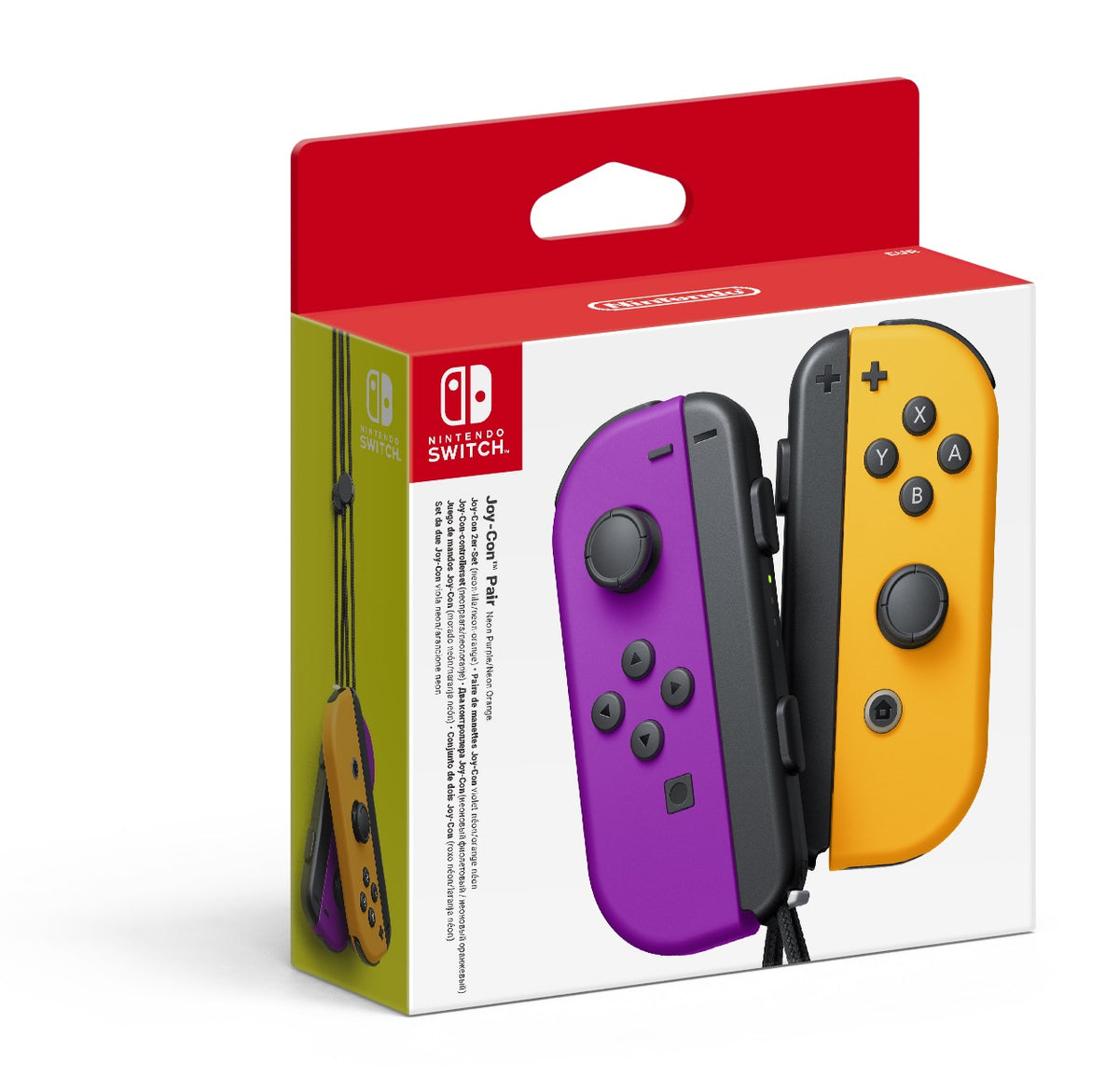 Nintendo Joy-Con Black, Orange, Purple Bluetooth Gamepad Analogue / Digital Nintendo Switch