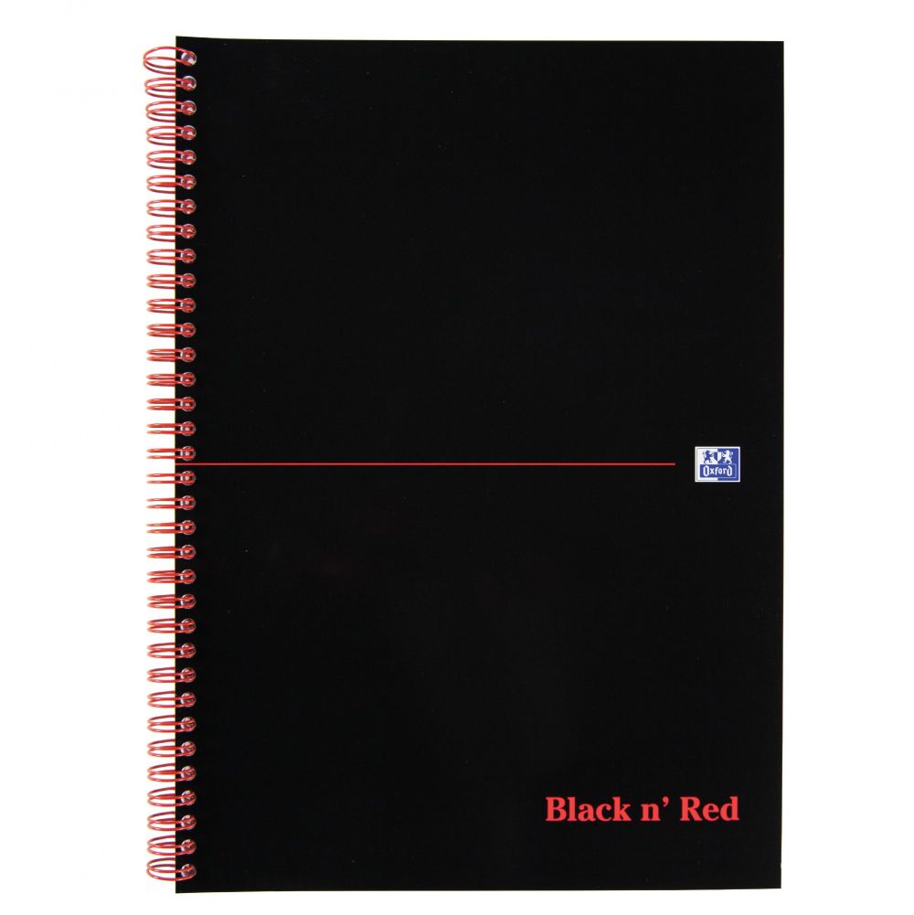 Black n' Red BLACK N RED WIRE NOTEBOOK A4 PK10