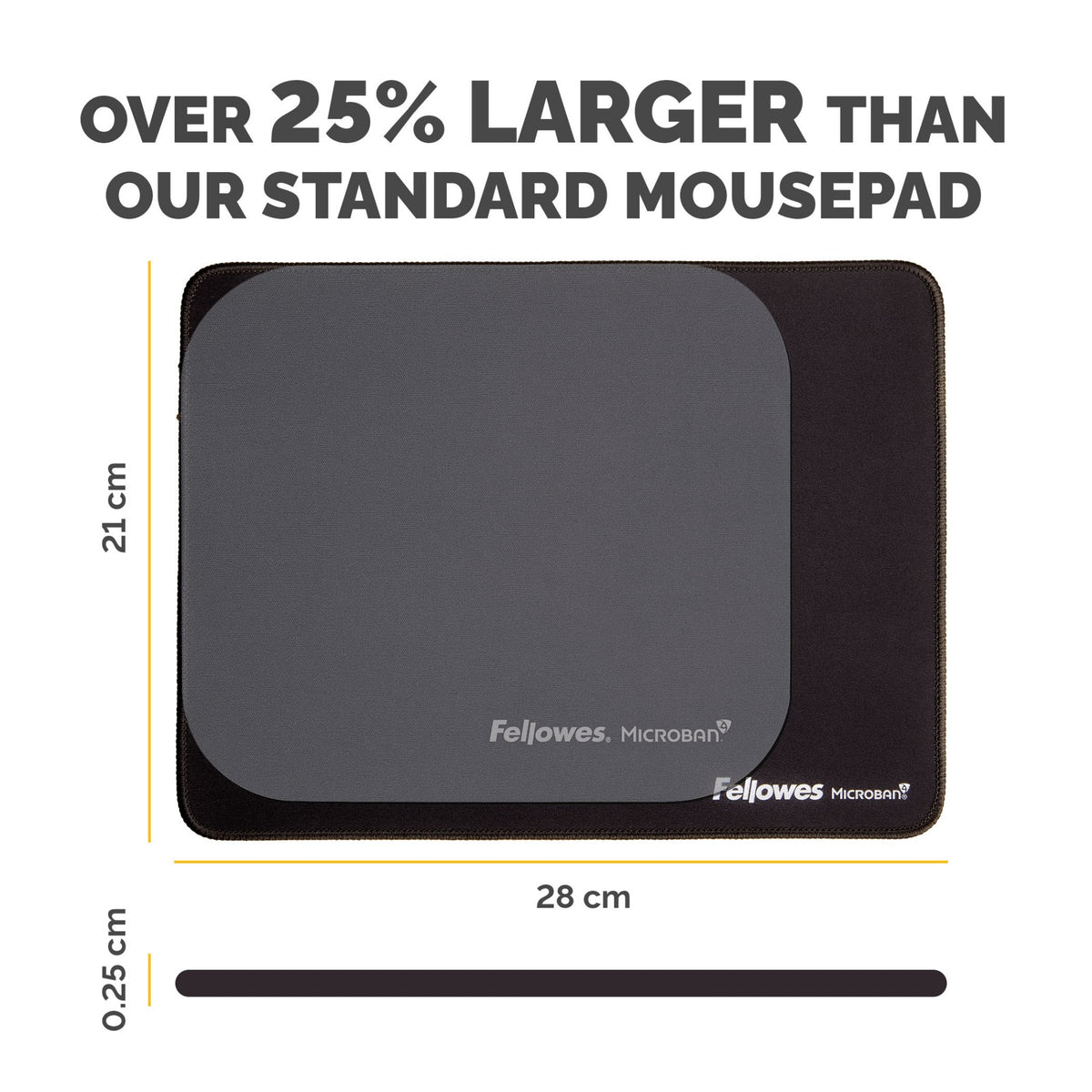 Fellowes Breyta 100138995 mouse pad Black