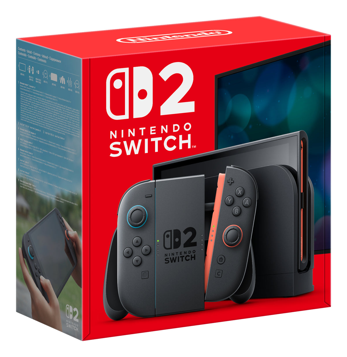 Nintendo Switch 2 portable game console 20.1 cm (7.9") 256 GB Touchscreen Wi-Fi Black