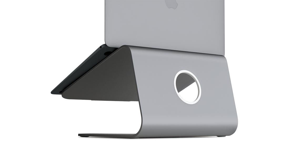 Rain Design mStand Laptop Stand, Space Gray mStand, Notebook stand, Grey, Aluminium, 253 mm, 190 mm, 150 mm