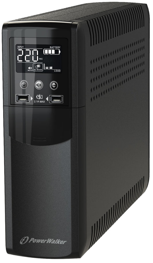 PowerWalker VI 600 CSW IEC uninterruptible power supply (UPS) Line-Interactive 0.6 kVA 360 W 8 AC outlet(s)