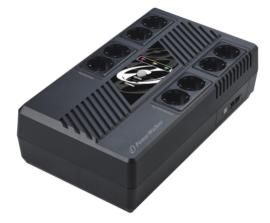 PowerWalker VI 600 MS Line-Interactive 0.6 kVA 360 W 8 AC outlet(s)