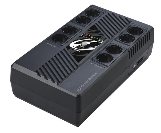 PowerWalker VI 600 MS FR UPS 600VA/360W Line Interactive, HID driver, Multi Socket Design, USB Charger Port VI 600 MS FR, Line-Interactive, 0.6 kVA,
