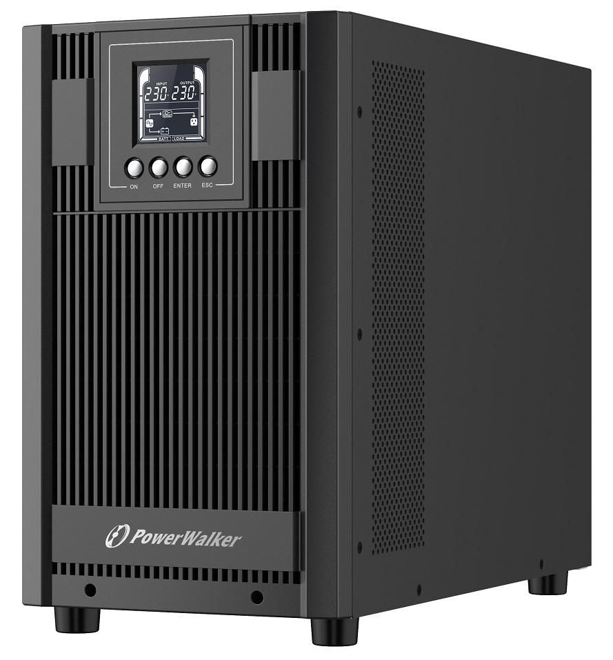 PowerWalker VFI 3000 AT UPS 3000VA/2700W Online UPS, Intelligent Slot, HID driver, Easy to Connect Battery Pack VFI 3000 AT, Double-conversion