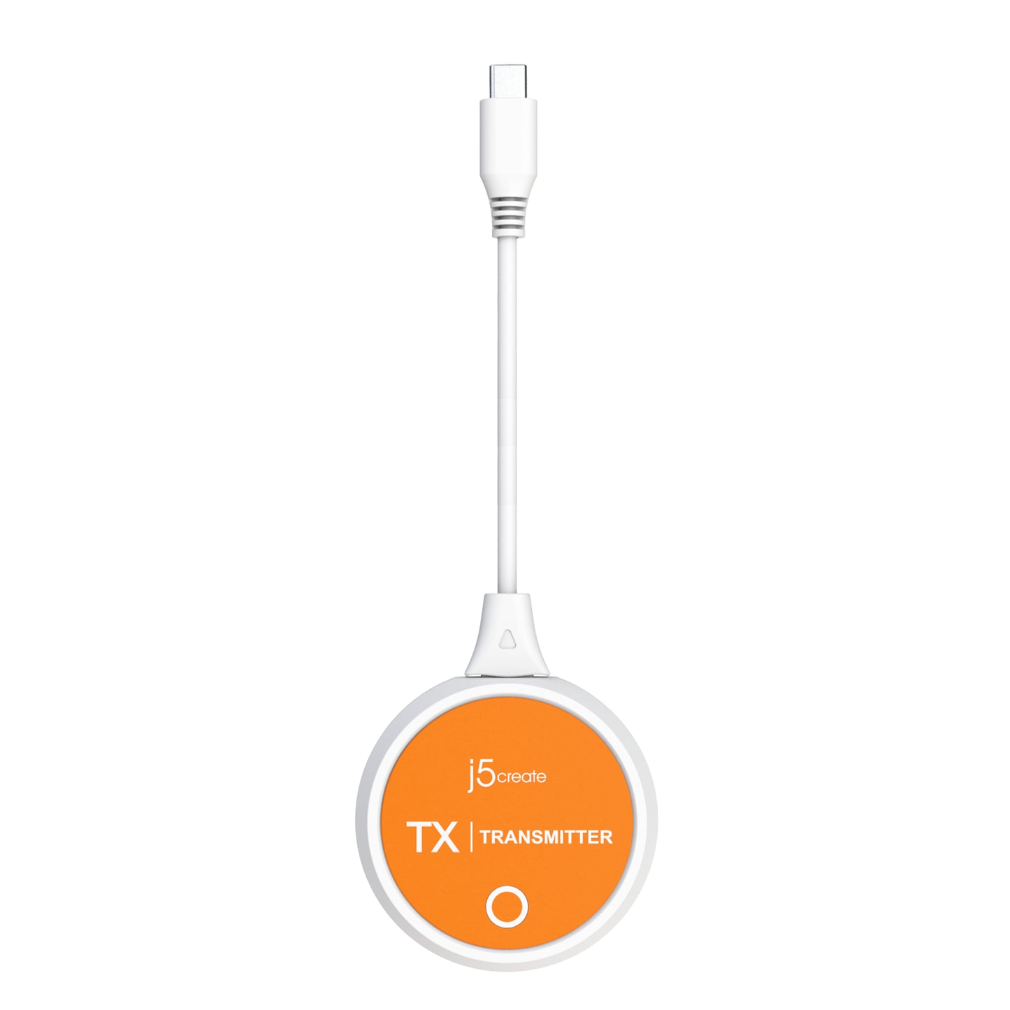 j5create JVAW62 ScreenCast USB-C® Wireless Display HDMI™ Extender, White and Orange