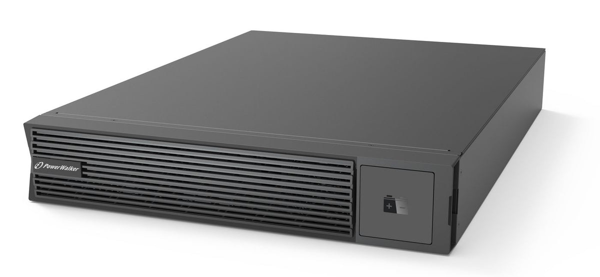 PowerWalker BP I72R-12x9Ah Battery Pack Incl. 2 strings of 6 batt., each 12V/9Ah capacity. It operates on 72V DC BP I72R-12x9Ah, Rackmount, Black,